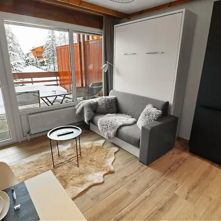 Joli Studio Avec Parking Gratuit Crans-Montana Exterior photo